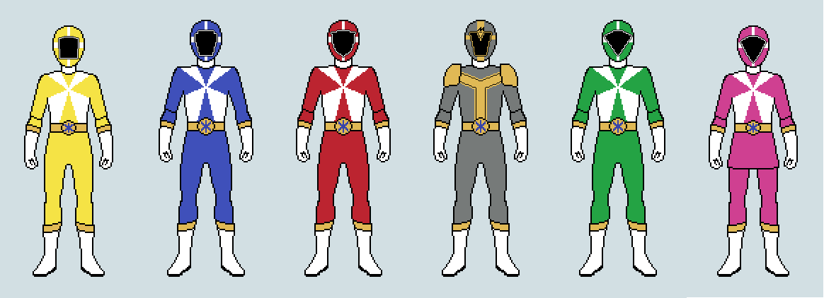 Power Rangers Lightspeed Rescue Sprite Version by FlamethrowerMan09 on ...