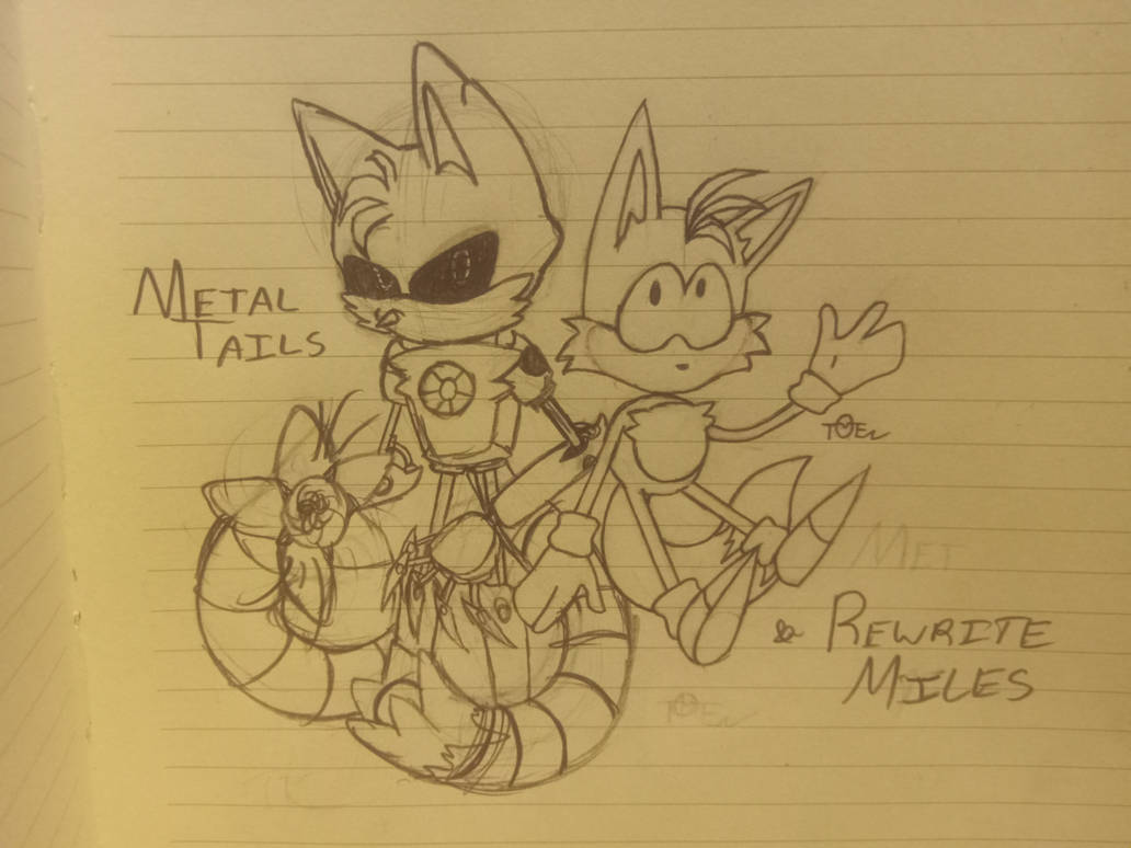 Metal Tails and Rewrite Miles by Omen-Kitsune on DeviantArt