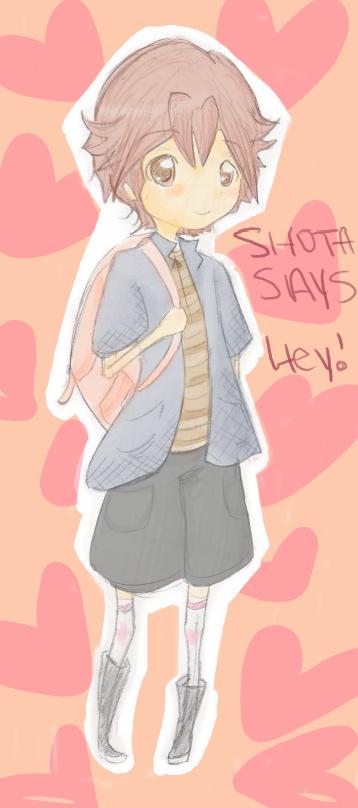 Shota says Hey