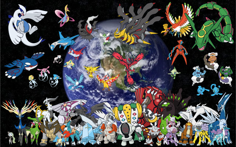 All Legendary Mythical UB Pokemon PNG by DavidBksAndrade on DeviantArt