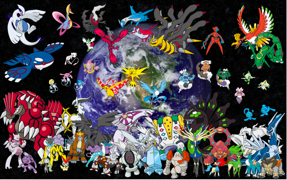 All Legendary Mythical UB Pokemon by DavidBksAndrade on DeviantArt