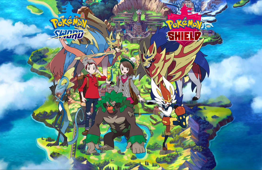 Pokemon Sword and Shield Poster Art 8K Wallpaper #3.1352