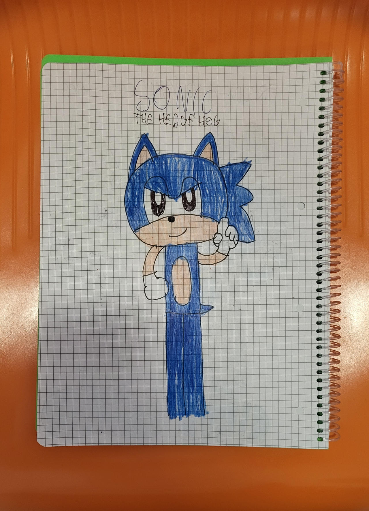 Just a drawing of Sonic the hedgehog