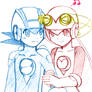 Rockman EXE and Roll EXE