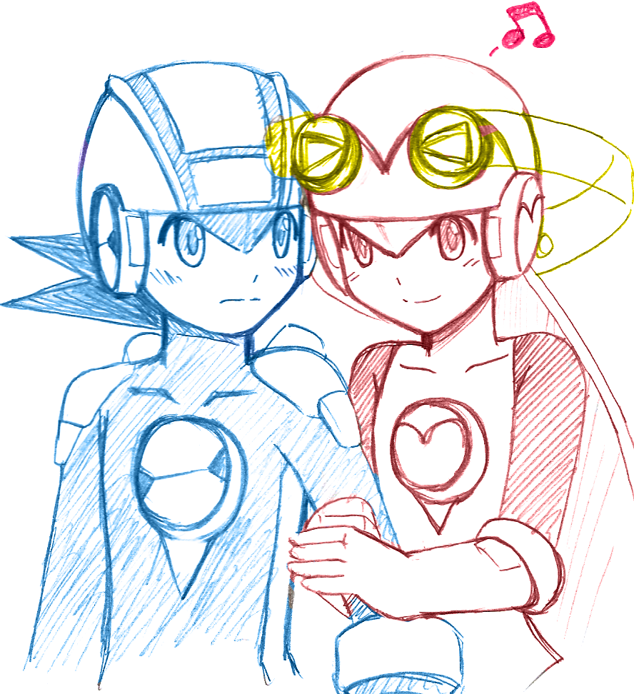 Rockman EXE and Roll EXE