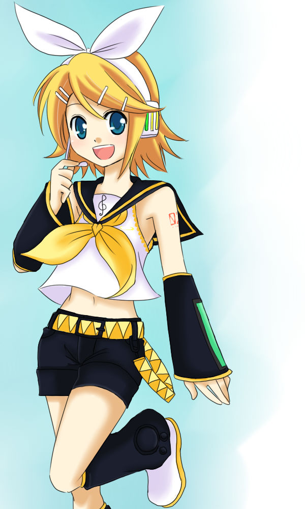 Kagamine Rin Rocks -Kagamine Rin- by Swanamii on DeviantArt