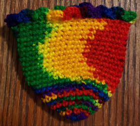 Rainbow Dice Bag WIP 2