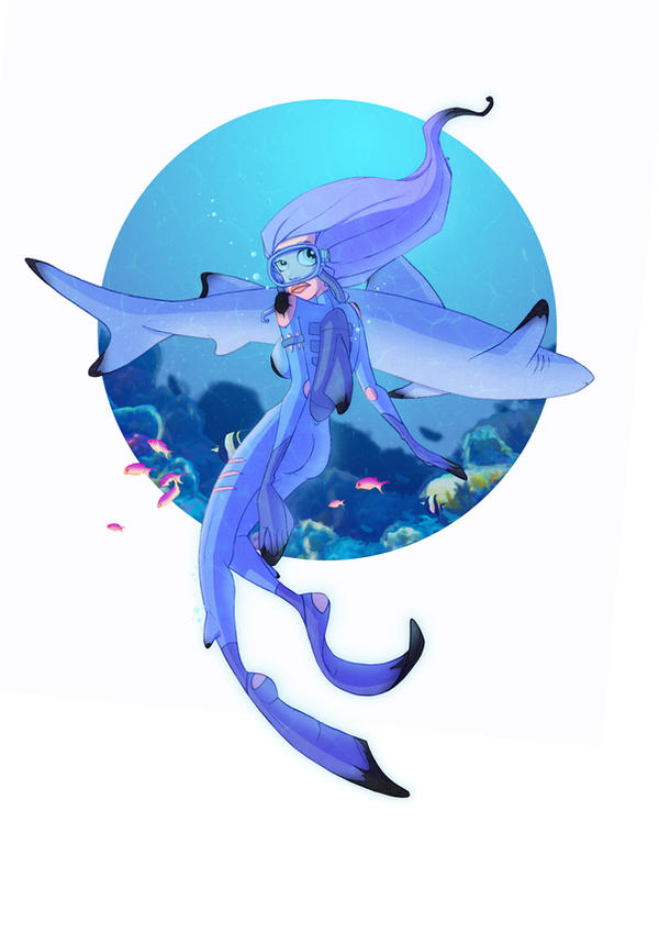 Mermaid Ride Shark Shark Mermaid by yoanndurand on DeviantArt