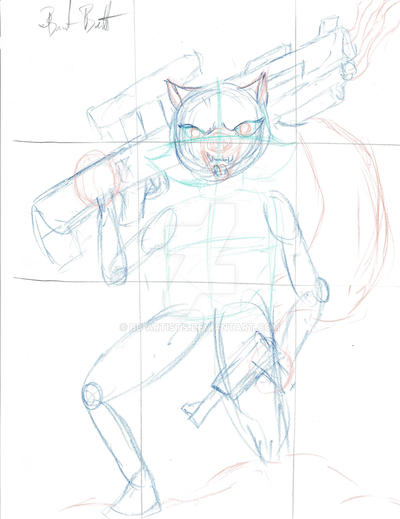 Rocket Raccon Under Drawomg by BB-Artists on DeviantArt