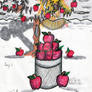Inktober 2026 Day 1 Apples
