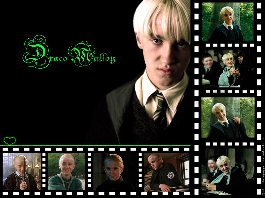 Download Tom Felton Playing As Draco Malfoy Wallpaper