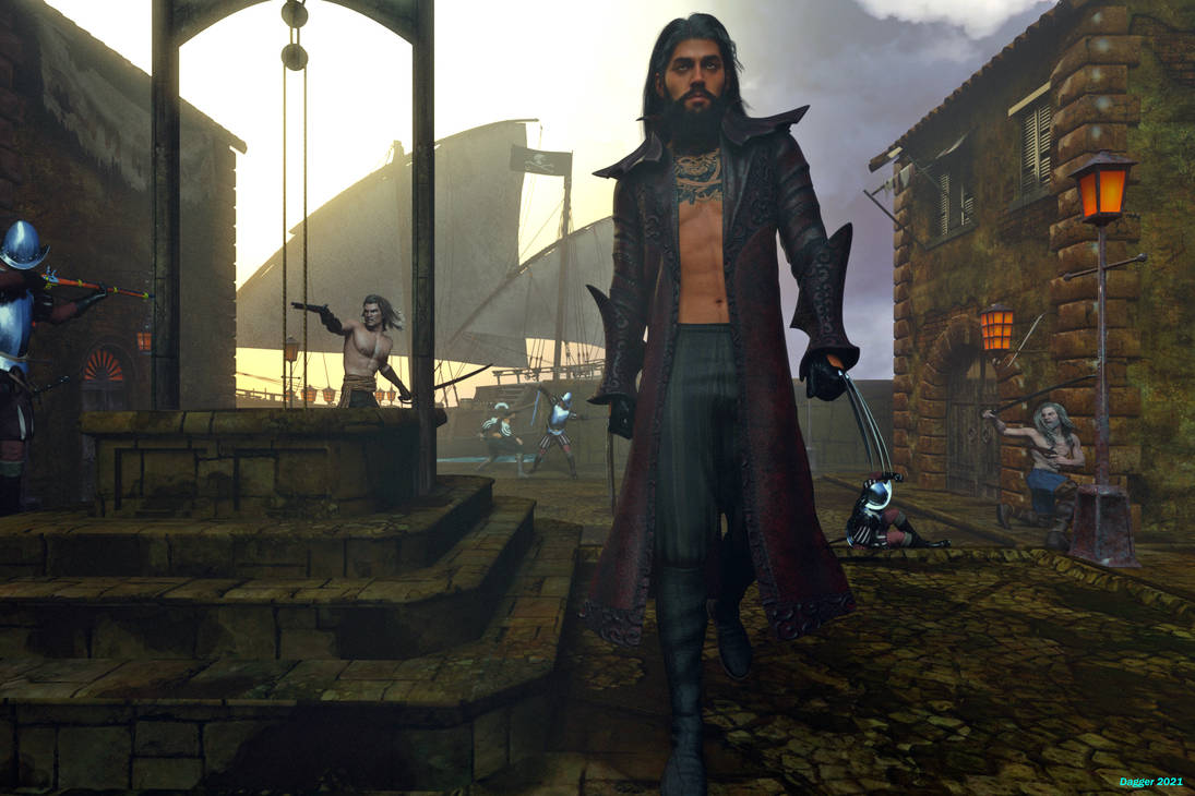 Captain DeVarga and the battle for Tortuga by dagger9512 on DeviantArt