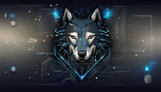 Computer Wolf Deviantart Explore the Best Cyberwolf Art | DeviantArt