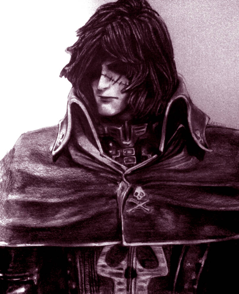 Space Pirate Captain Harlock by Dark-SpectrumDS