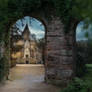 Premade background - Fairytale castle