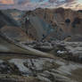 Premade background - Mountains in Iceland