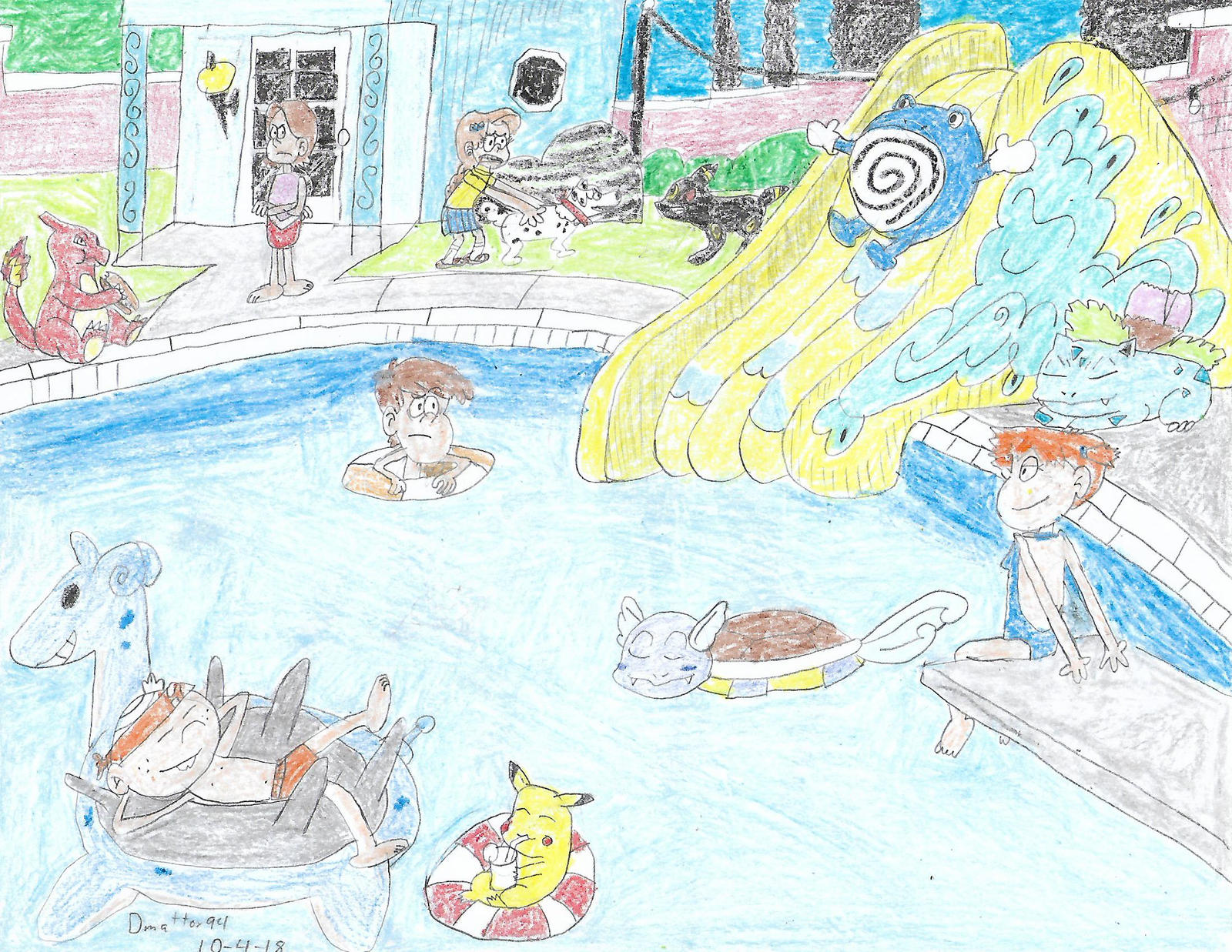 Pokemon Pool Party by Dmattox94 on DeviantArt