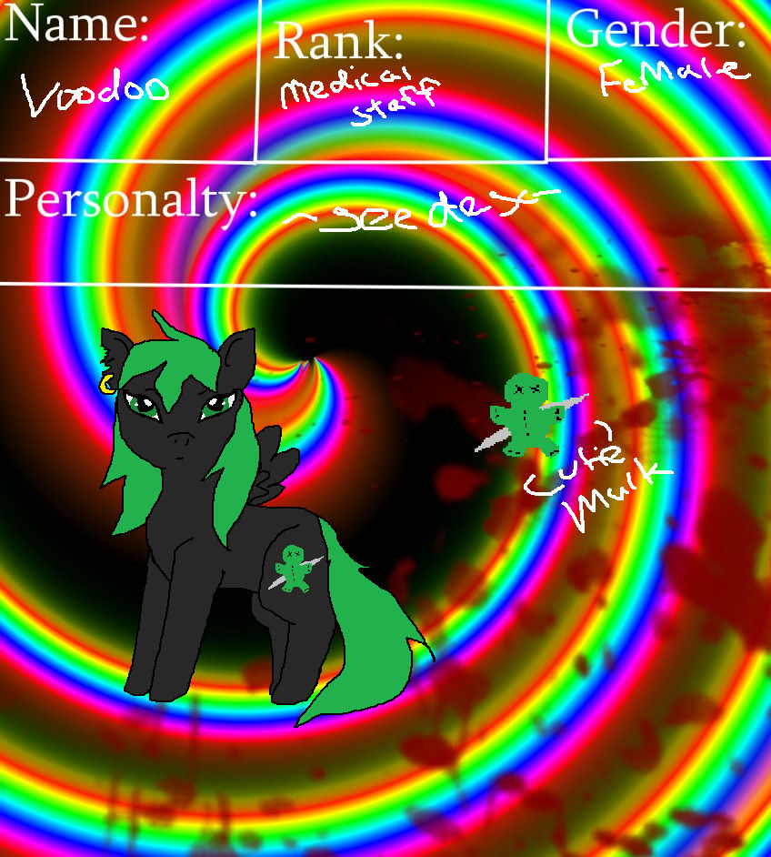 .: Voodoo, Rainbow Factory rp :. by BambiKitty on DeviantArt