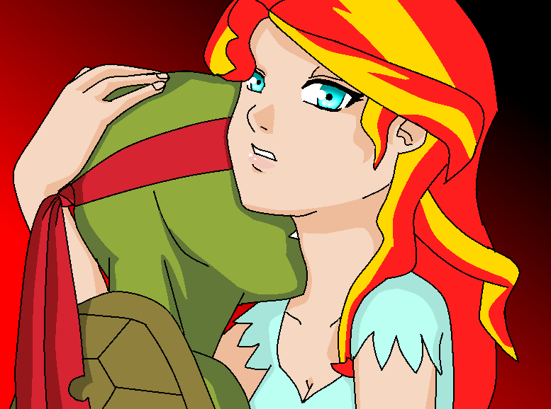 Sunset X Raph by s1ses2ART on DeviantArt