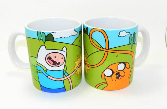 Adventure Time - Finn and Jake Fistbump mugs!