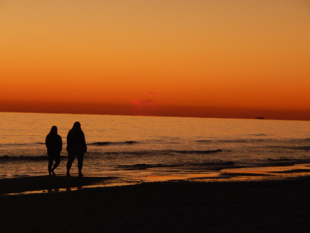 Destin Florida Sunset #10 Walking