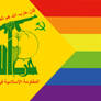 Communist flag of the Queer Hezbollah battalion