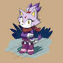 Blaze the Cat Winter Outfit