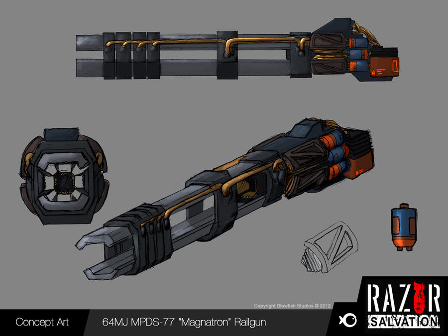 Weapon - 'Magnatron' Railgun