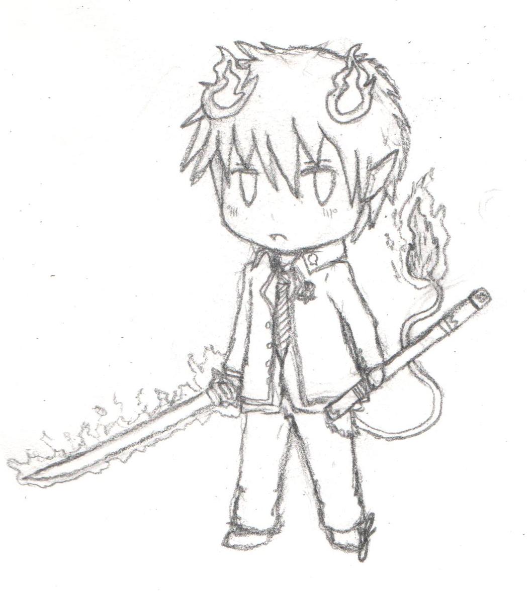 Chibi Rin Okumura Sketch