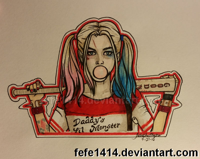 Harley Quinn Suicide Squad by Fefe1414