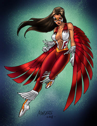 Thunderbird free art colored