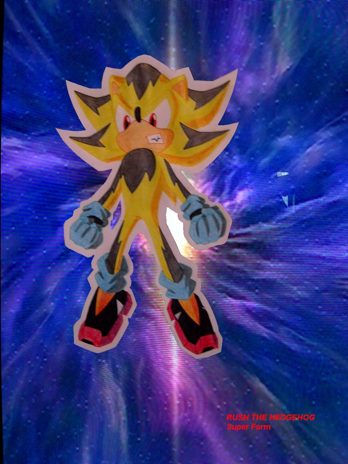 RUSH THE HEDGEHOG Super Form