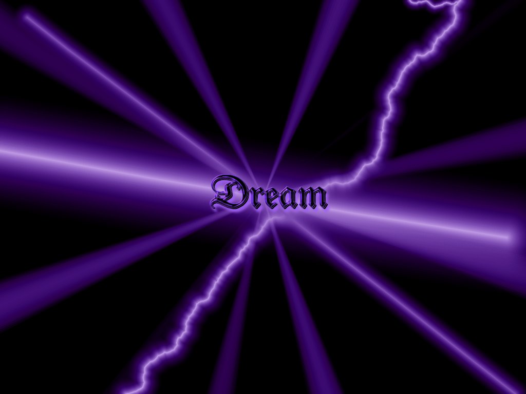 -d-r-e-a-m- in purple