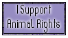 I Support Animal Rights Stamp