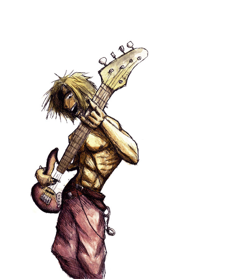 Stagg Sticker Stagg Bassist by Criminal-Sticker on DeviantArt