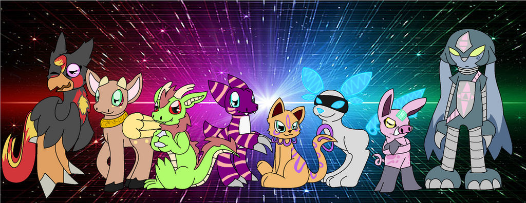 Digimon:Converted ~Rookie Digimon by PeachyRoo on DeviantArt