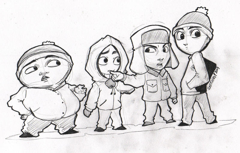 Sketch Jam - South Park Gang