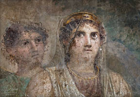 GODDESS HERA: Detail of Pompeian Fresco in UHD 4K