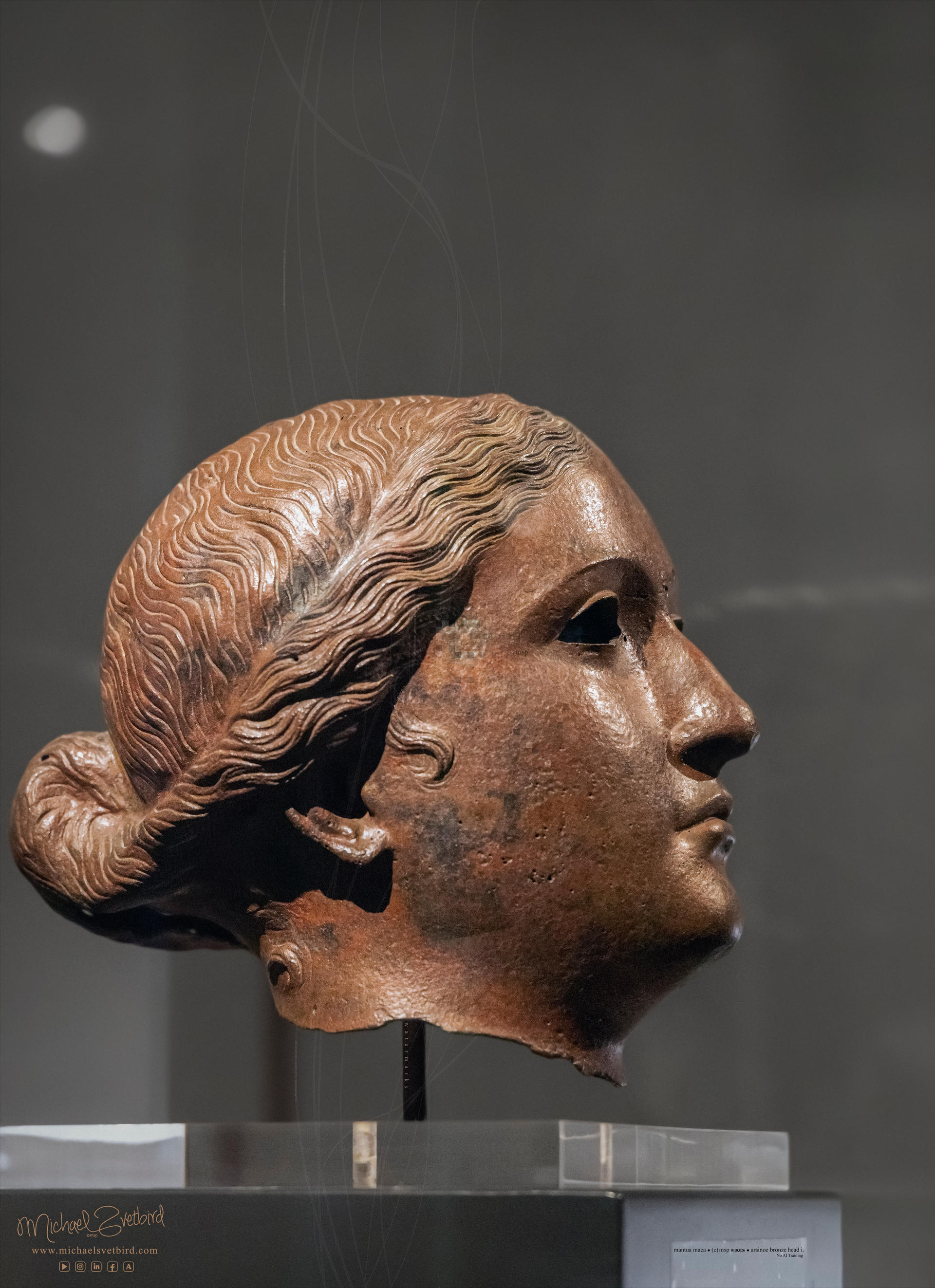 ARSINOE III., The Bronze Head of in 4K HD