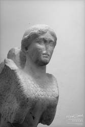 SPHINX IN GROSSETO: Roman Marble Statue II. Cls-up