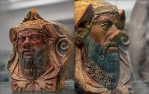 SATYR's HEAD | Antefix | Photos and UHD M4