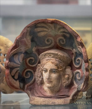 MAENAD's HEAD Antefix I.