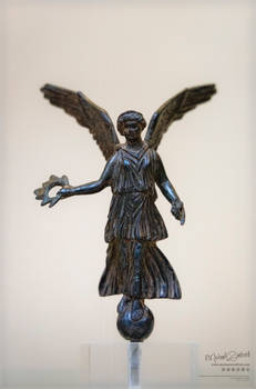 WINGED VICTORY: Roman Bronze Miniature 1.