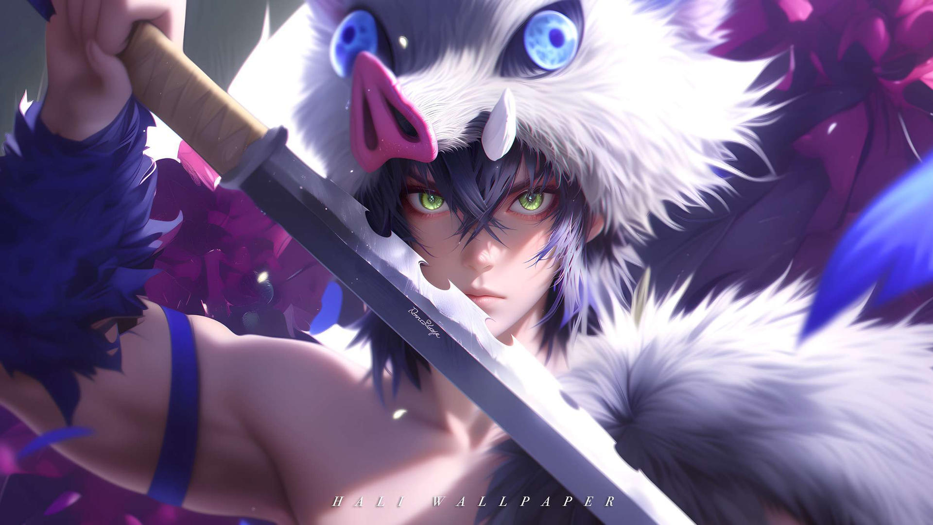 Inosuke W Rizz Inosuke Hashibira | Wild Roar, Untamed Fury by Alan566 on DeviantArt