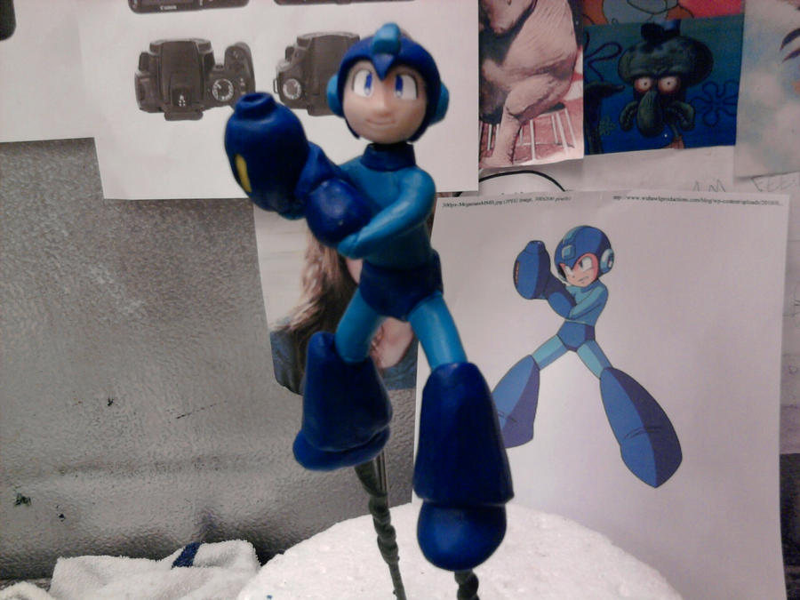Mega Man sculpt