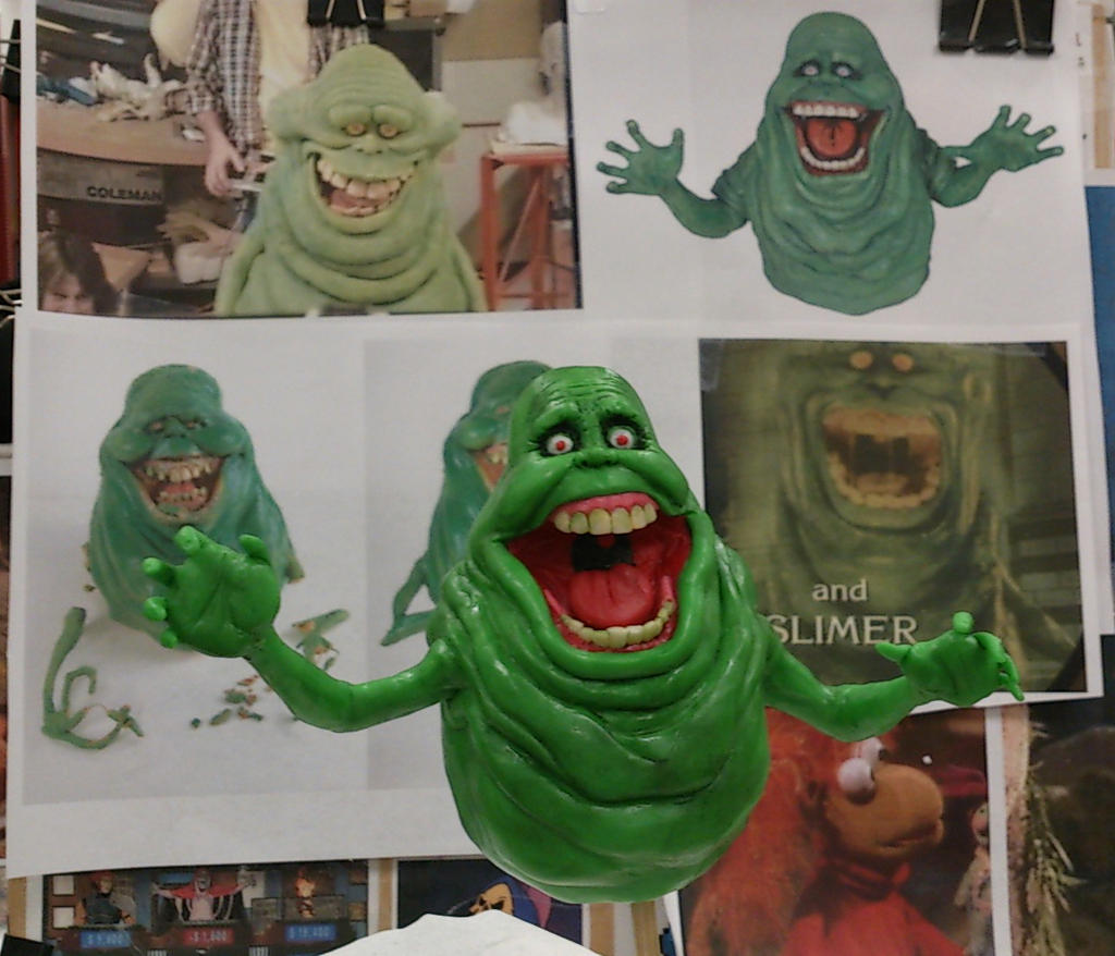 Slimer from Ghostbusters sculpt