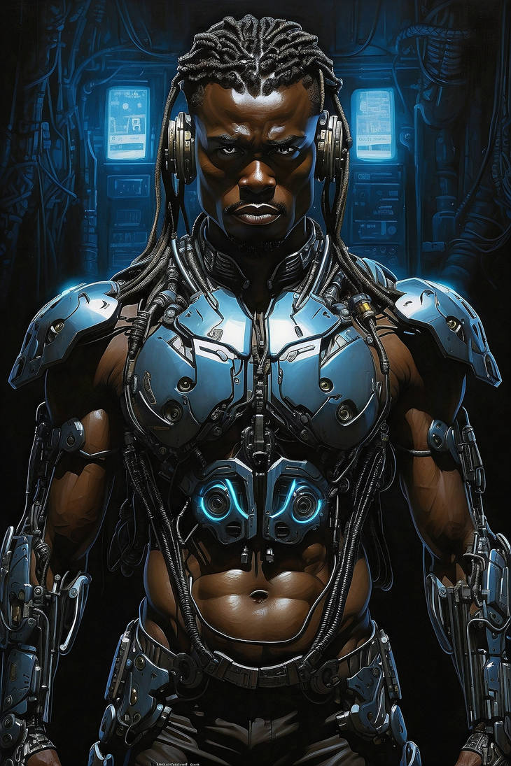 African cyberpunk 07 by Wolgaron on DeviantArt
