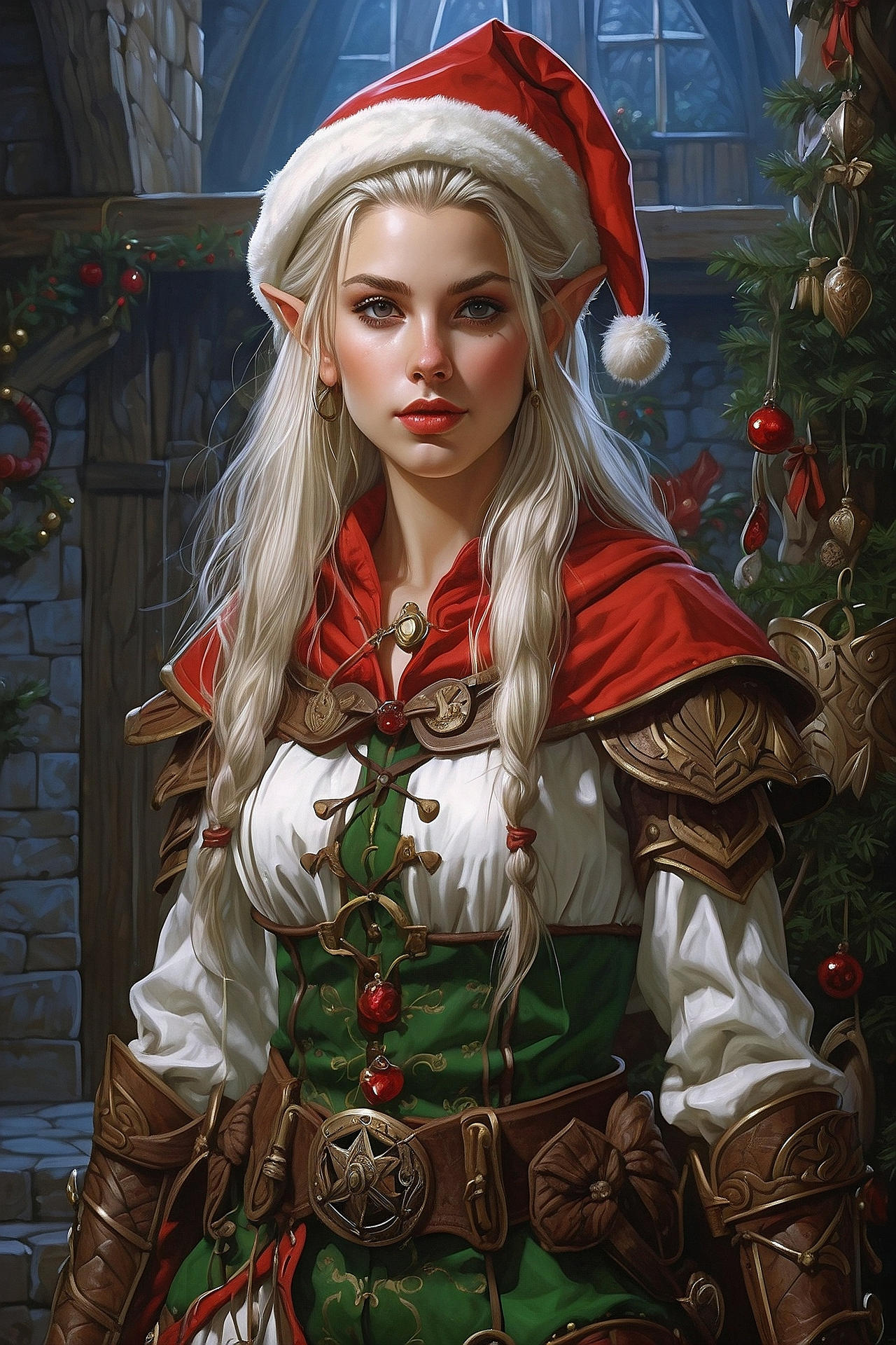 Christmas Elf Girl 03 by Wolgaron on DeviantArt