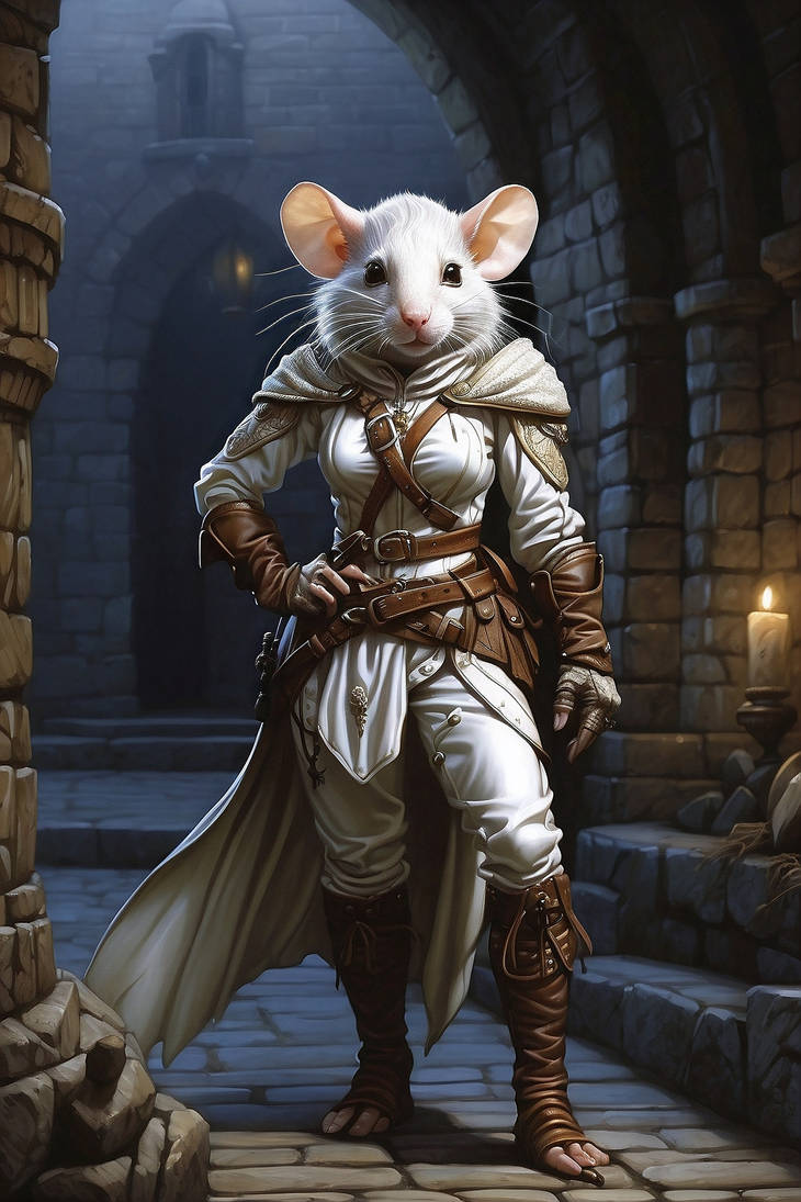 Mousefolk Female Guardian 04 by Wolgaron on DeviantArt