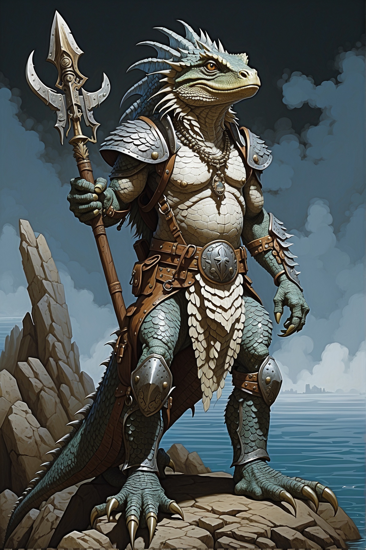 Lizardfolk 03 by Wolgaron on DeviantArt